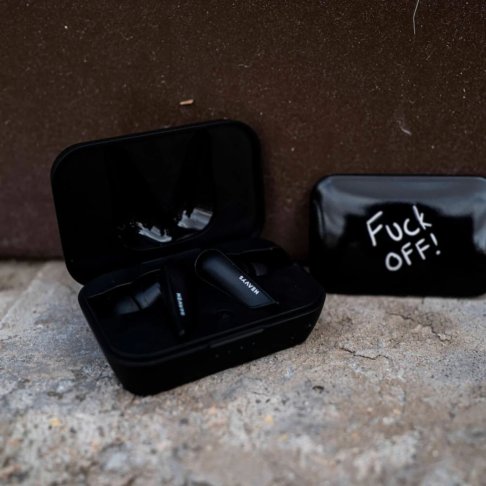 'F*ck Off' Shell For Earbuds Case - Image 2