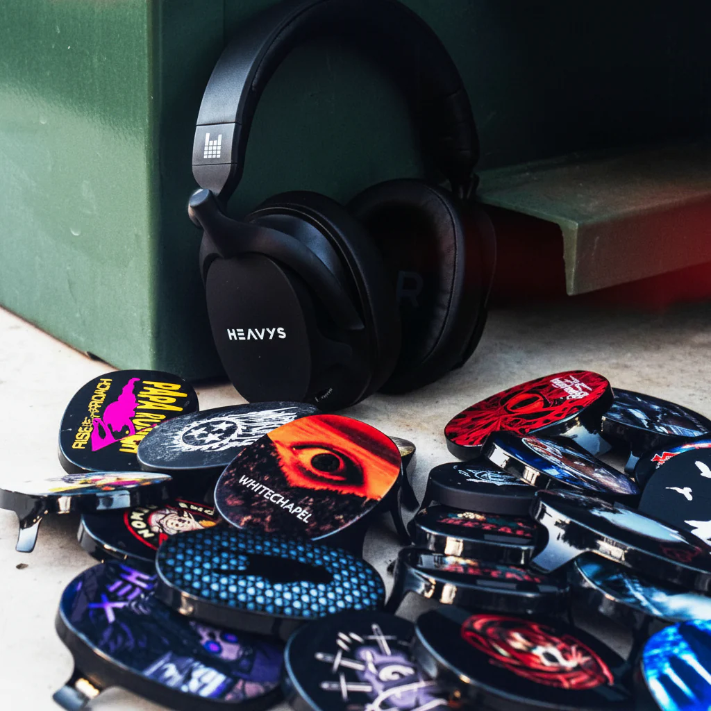 Heavys H1H Headphones + Premium Silver-Coated Cable + Bonus Travel Case - Image 5